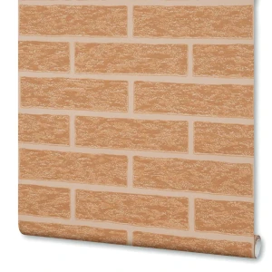 Обои виниловые Ateliero Brick коричневые 0.53 м 38335-07 82137966 STLM-2058713