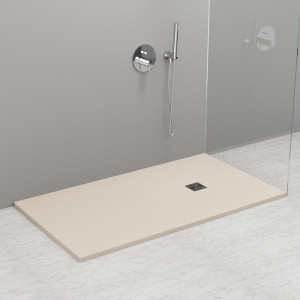 706065 Душевой поддон из минерального литья КРЕМОВЫЙ МАТОВЫЙ в комплекте с сифоном, Kerasan DOCCIA Италия