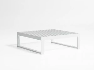 GANDIABLASCO Прямоугольный журнальный столик из алюминия Dna