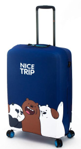 EBHP08-M Чехол для чемодана средний EBHP08 M Dark Blue Nice Trip Eberhart