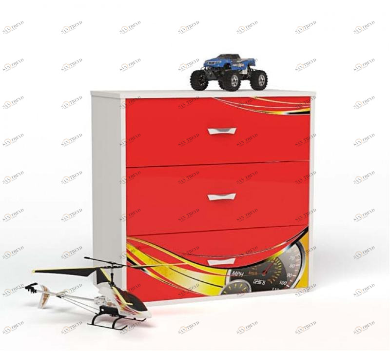 Комод ABC-KING Champion красная 4631148150195