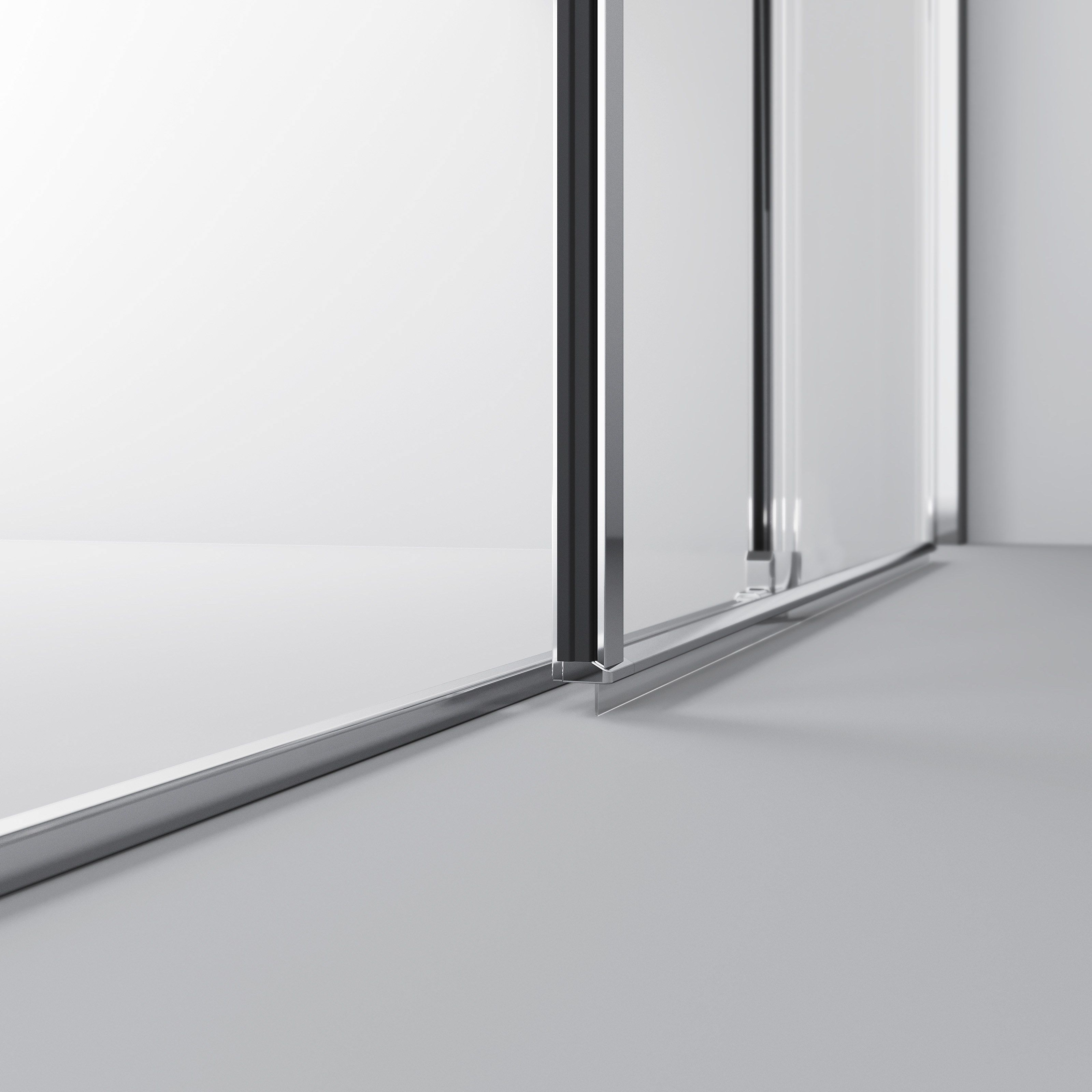 Алюминиевая и стеклянная душевая кабина с раздвижной дверью DUKA вода 5000 ARCH-00118515 - Вид №18