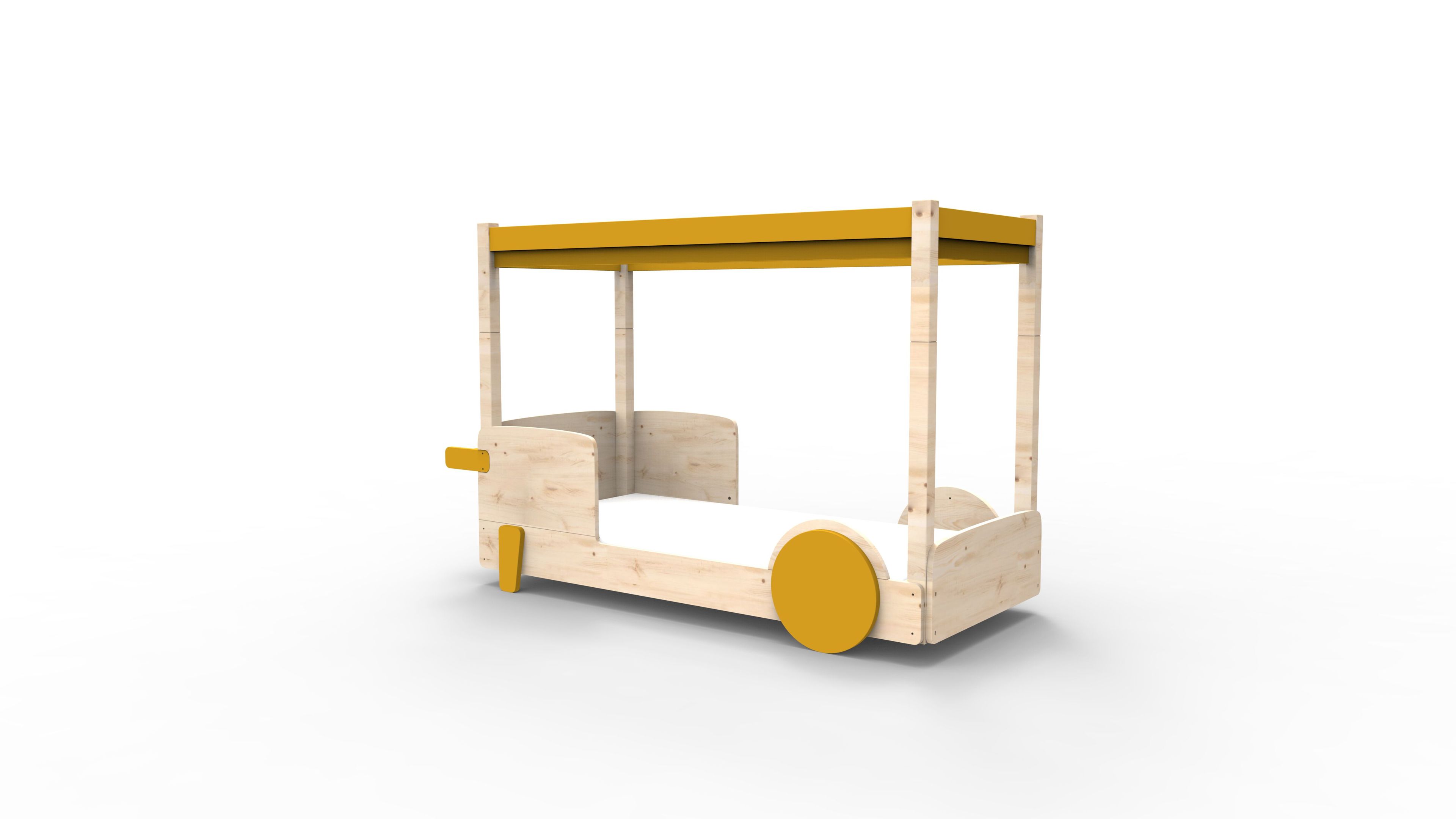 Деревянная односпальная кровать с балдахином Mathy by Bols ARCH-00085571 - Вид №39