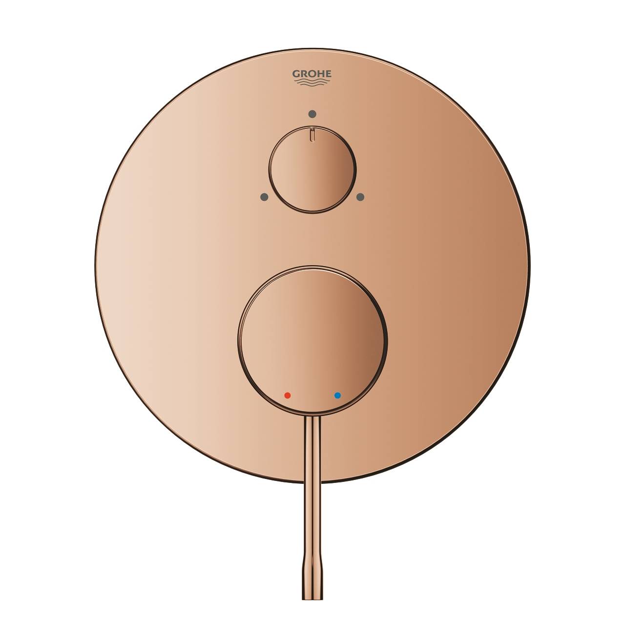 Внешняя часть смесителя для ванны GROHE Essence с переключателем на 3 положения, теплый закат, глянец (24092DA1) - Вид №2