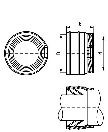 7460080 BIS Mengering® Fix для труб walraven  - Вид №1