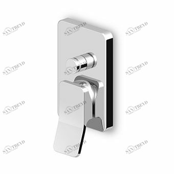 ZP7613 - R99614 Смеситель для ванны и душа, однорычажный, с переключателем. Zucchetti Soft 