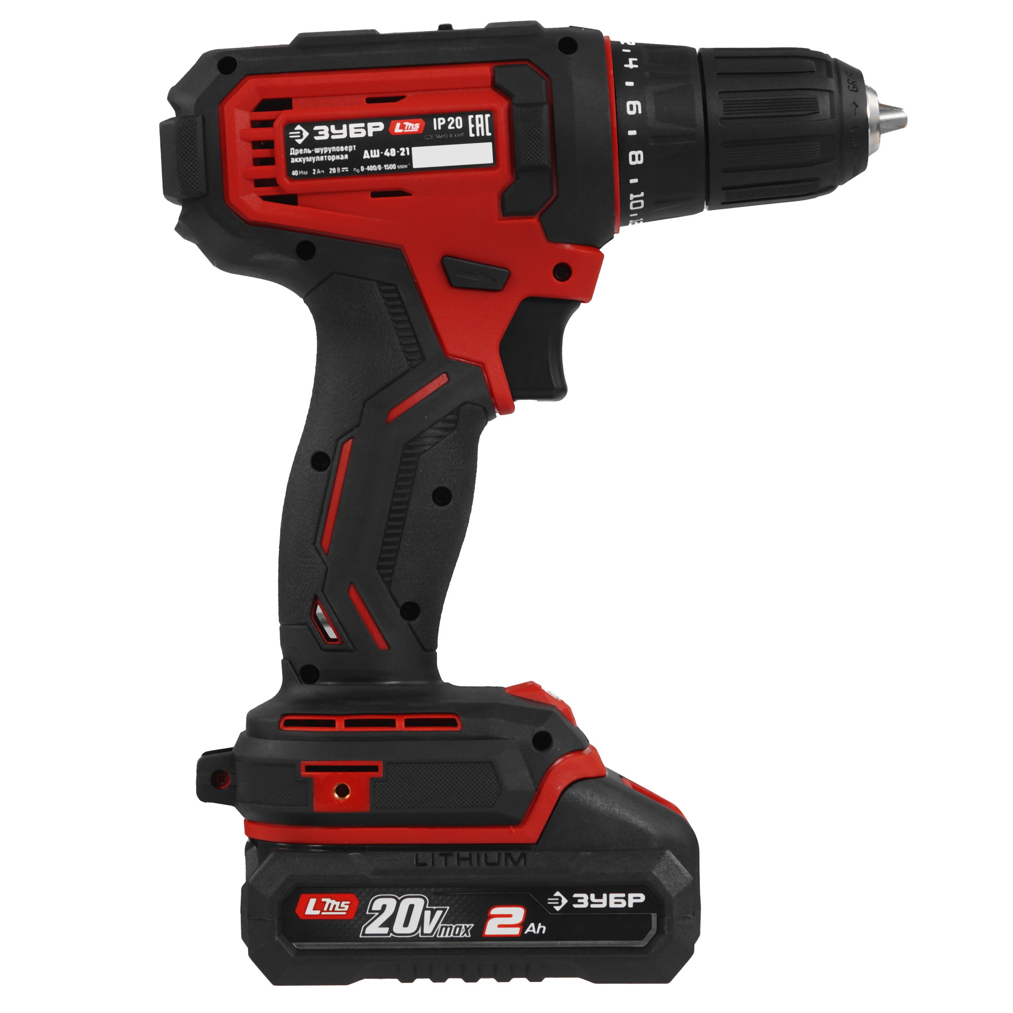 Дрель-шуруповерт ЗУБР ДШ-40-21 9275977 STDN-0023557 - Вид №2