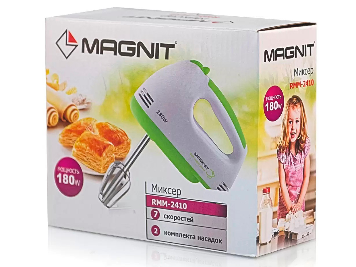 5069821 Миксер MAGNIT RMM-2410 белый STDN-0000238 - Вид №2