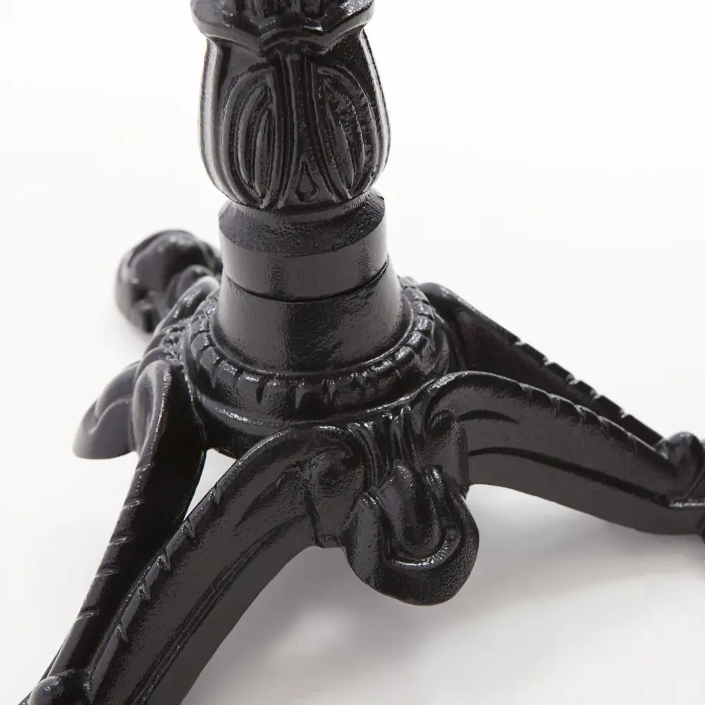 Стол садовый Naterial Paris 60x60x74.5 см чугун/камень цвет бежево-черный STLM-2100781 - Вид №4