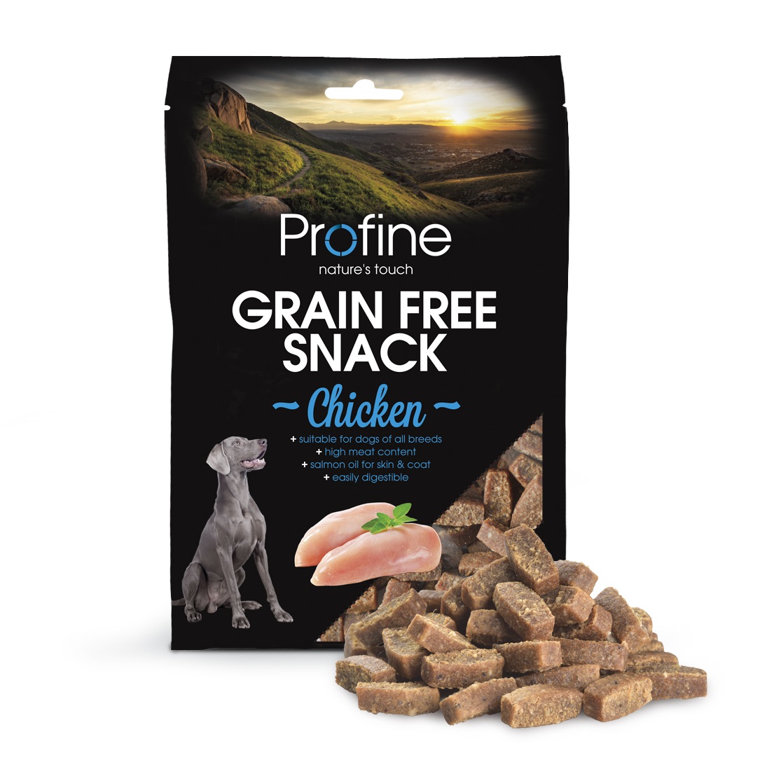 ПР0038491 Лакомство для собак беззерновое с курицей PROFINE 