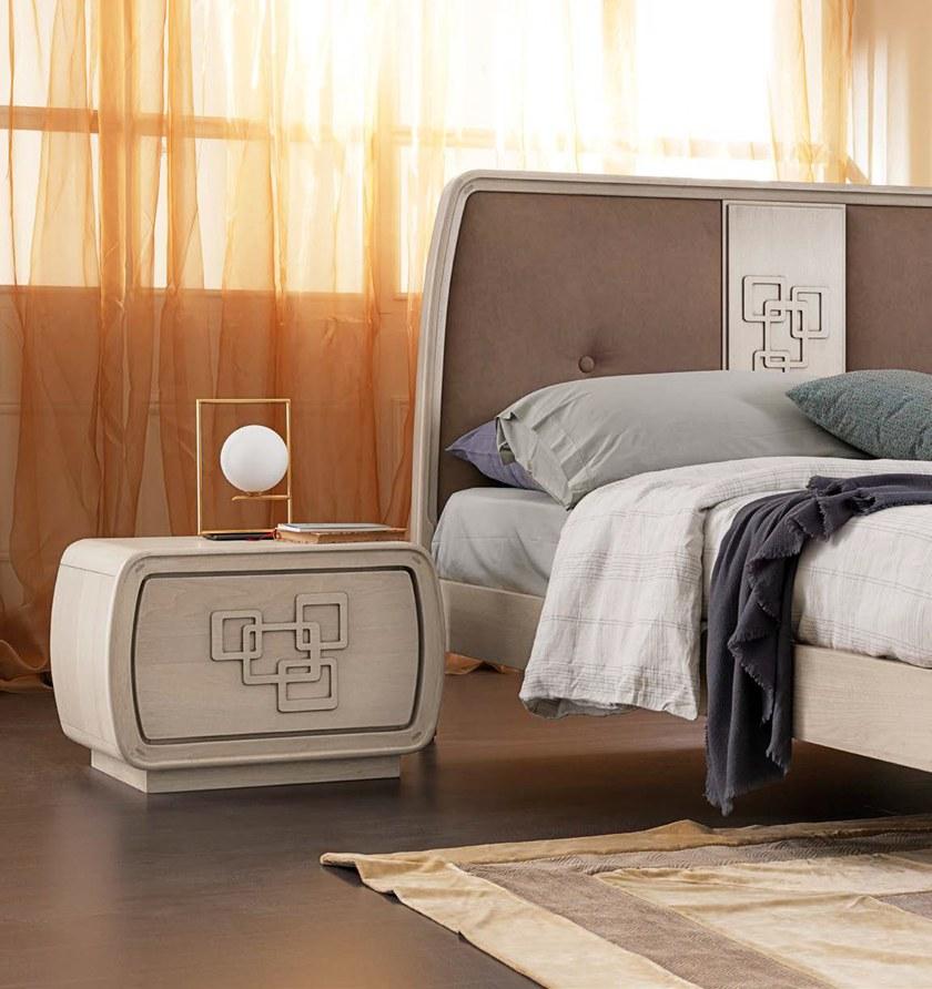 Cantiero Двуспальная кровать из дерева Amarcord night Am015 - Вид №1