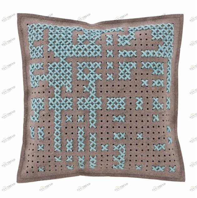 GAN Подушка из шерсти с вышивкой Canevas sun-id-1391230