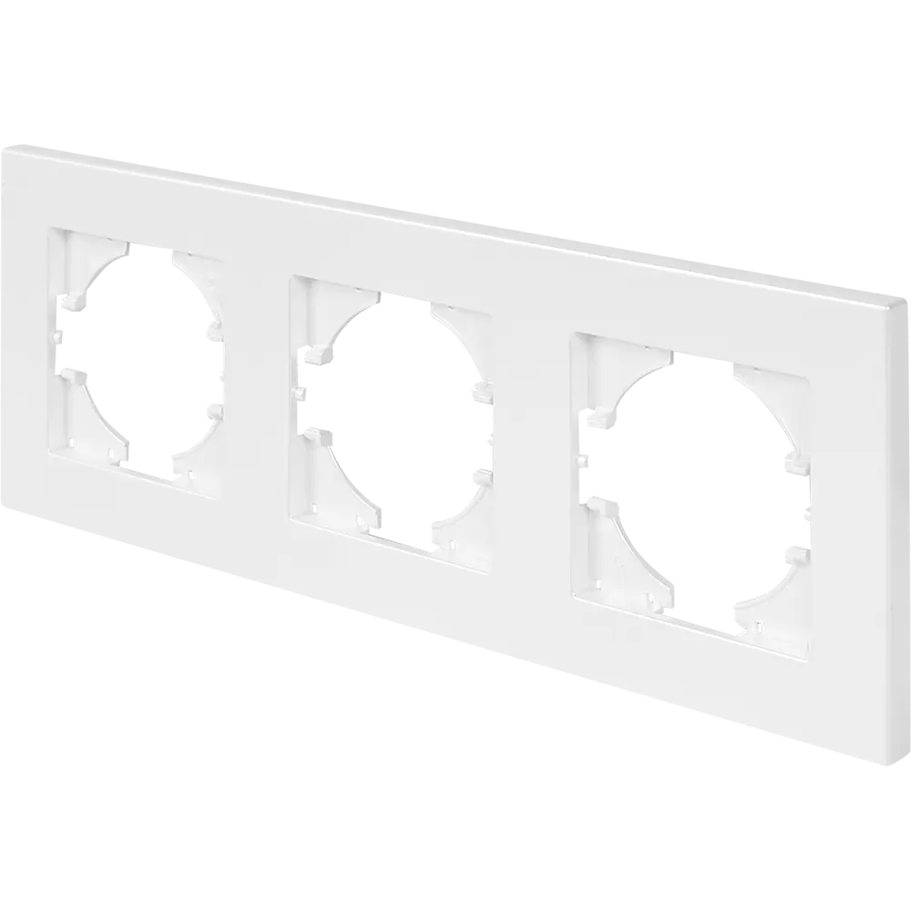 Рамка GUSI Electric City на 3 розетки в жемчужном цвете 84695724 Ugra STLM-0053818 - Вид №1