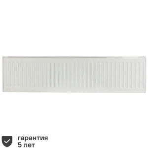 Радиатор панельный Ростерм 22 300x1400 боковое универсальное подключение сталь белый