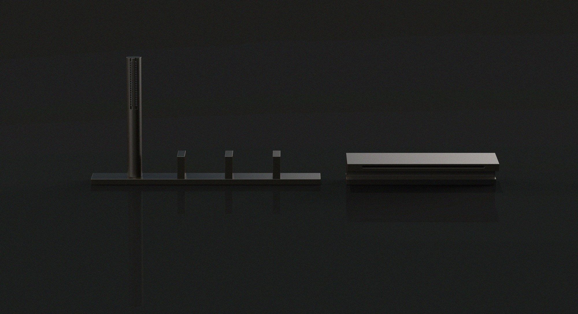 Водопад смеситель для ванны с ручным душем ABOUTWATER ARCH-00101775 - Вид №3