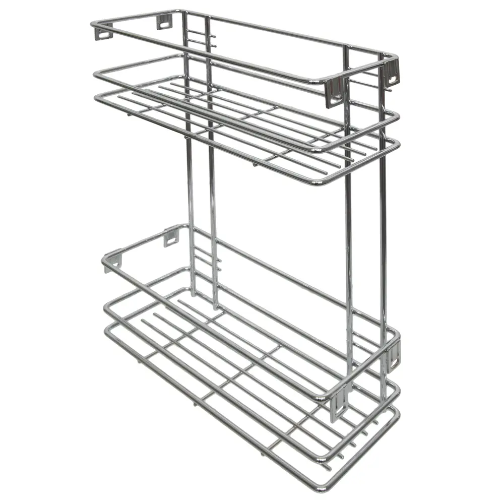 Бутылочница в верхний шкаф 15 см, хром Santreyd STLM-2178314
