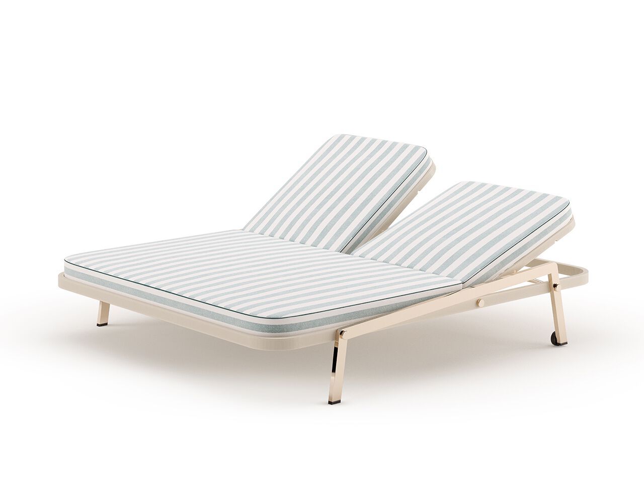 Двуспальная Садовая кровать с откидной спинкой из ткани Myface Лента ARCH-00101300 - Вид №1