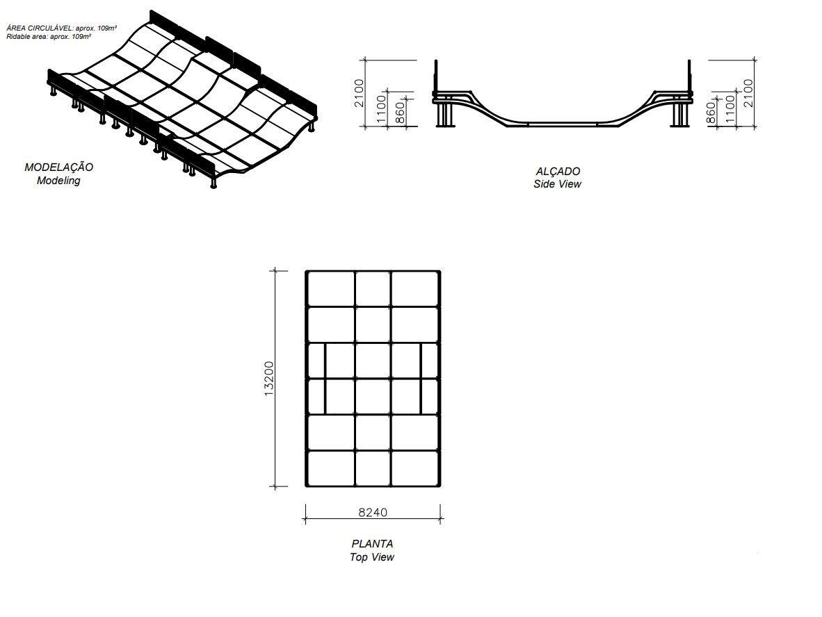 Бетонная спортивная рампа amop Suba Ramps ARCH-00035844 - Вид №26