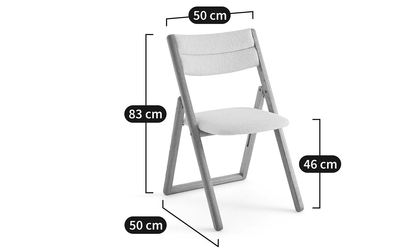 Складной стул из ореха и ткани AMPM Mattinata ARCH-00071484 - Вид №6