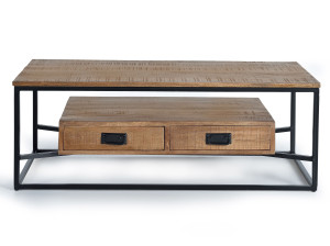 Прямоугольный журнальный столик из манго