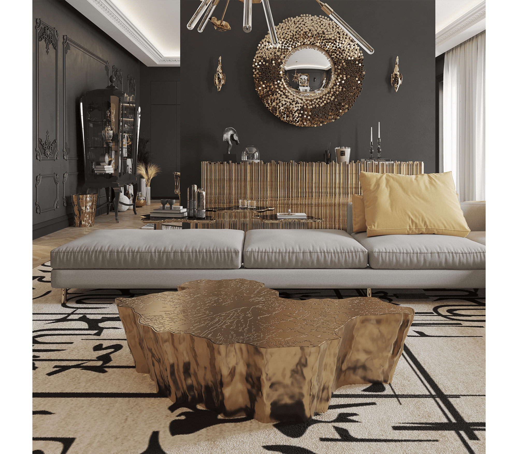 0-255 Робин зеркало Boca Do Lobo  - Вид №7