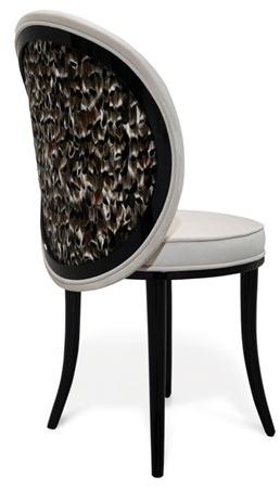 KOKET Стул из лакированной ткани с обивкой Merveille sun-id-1368604 - Вид №1