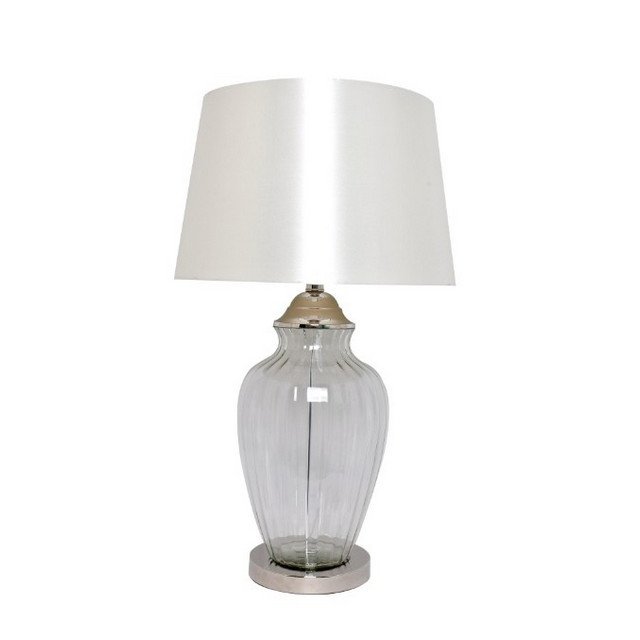 Настольная лампа Caballo от RVAstley 5178 RVASTLEY ВАЗА 061801 Белый;прозрачный  - Вид №1