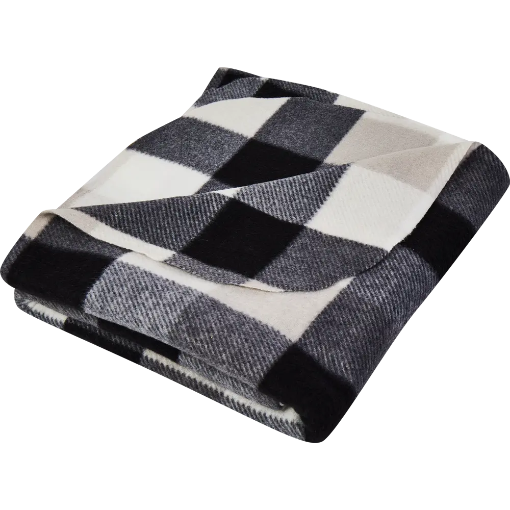 Плед Carron 130x170 см флис цвет серый Ardenza STLM-2057704