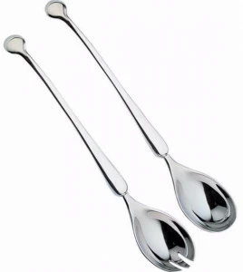 Alessi Салатный сервиз из нержавеющей стали Caccia