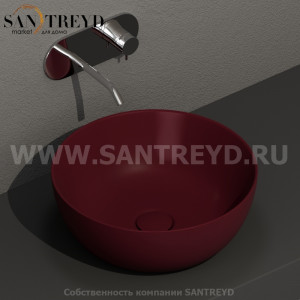 534475 Накладная раковина на столешницу  круглая Kerasan Nolita