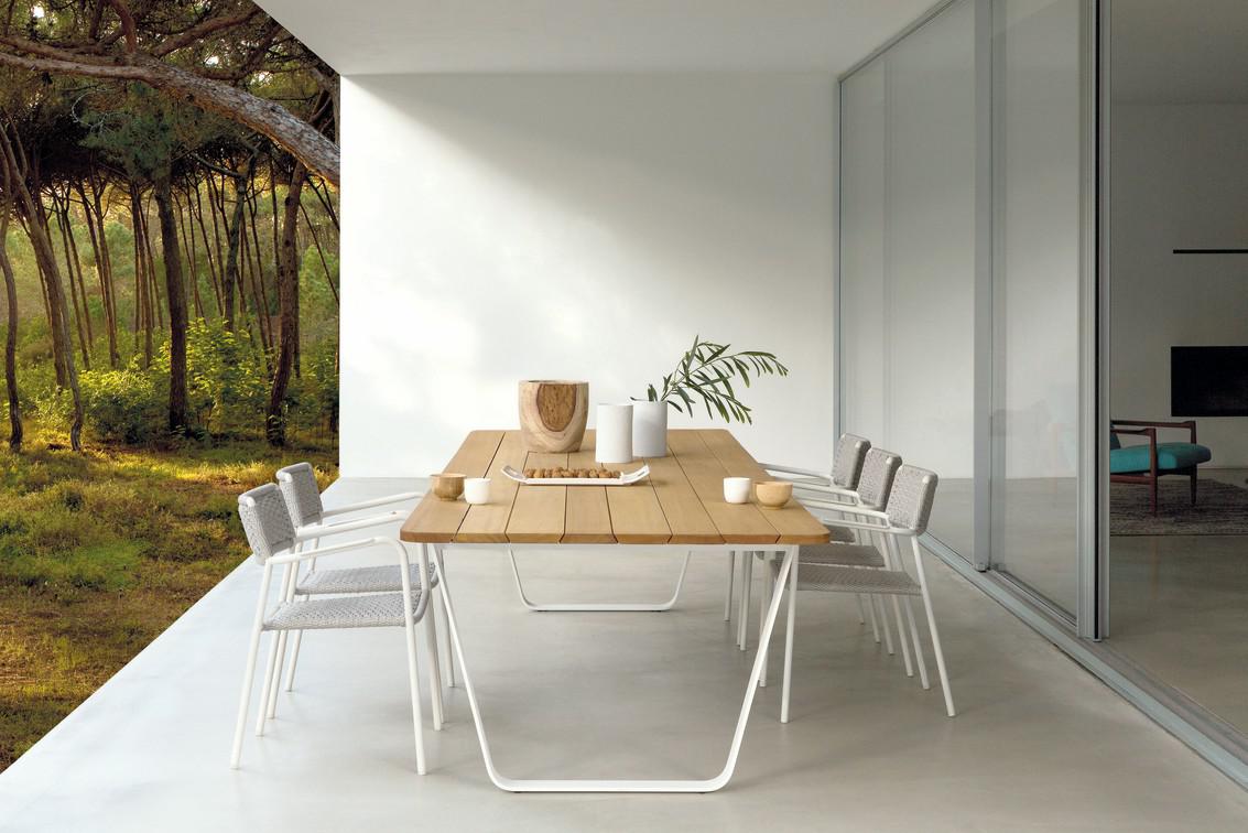 MNST382 Обеденный стол pwi white f8 340см x 118см Manutti Air - Вид №4