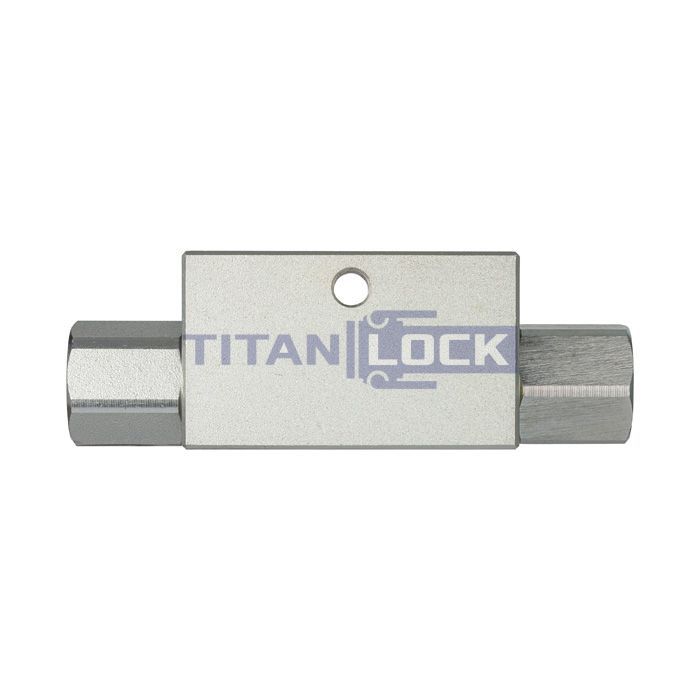 Гидрозамок односторонний, 1/4", BP/BP, сталь, TLSHL1/4FF TITAN LOCK  - Вид №3