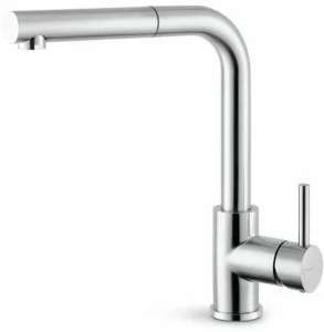 newform Смеситель для кухни из нержавеющей стали с поворотным изливом Real steel 63425x