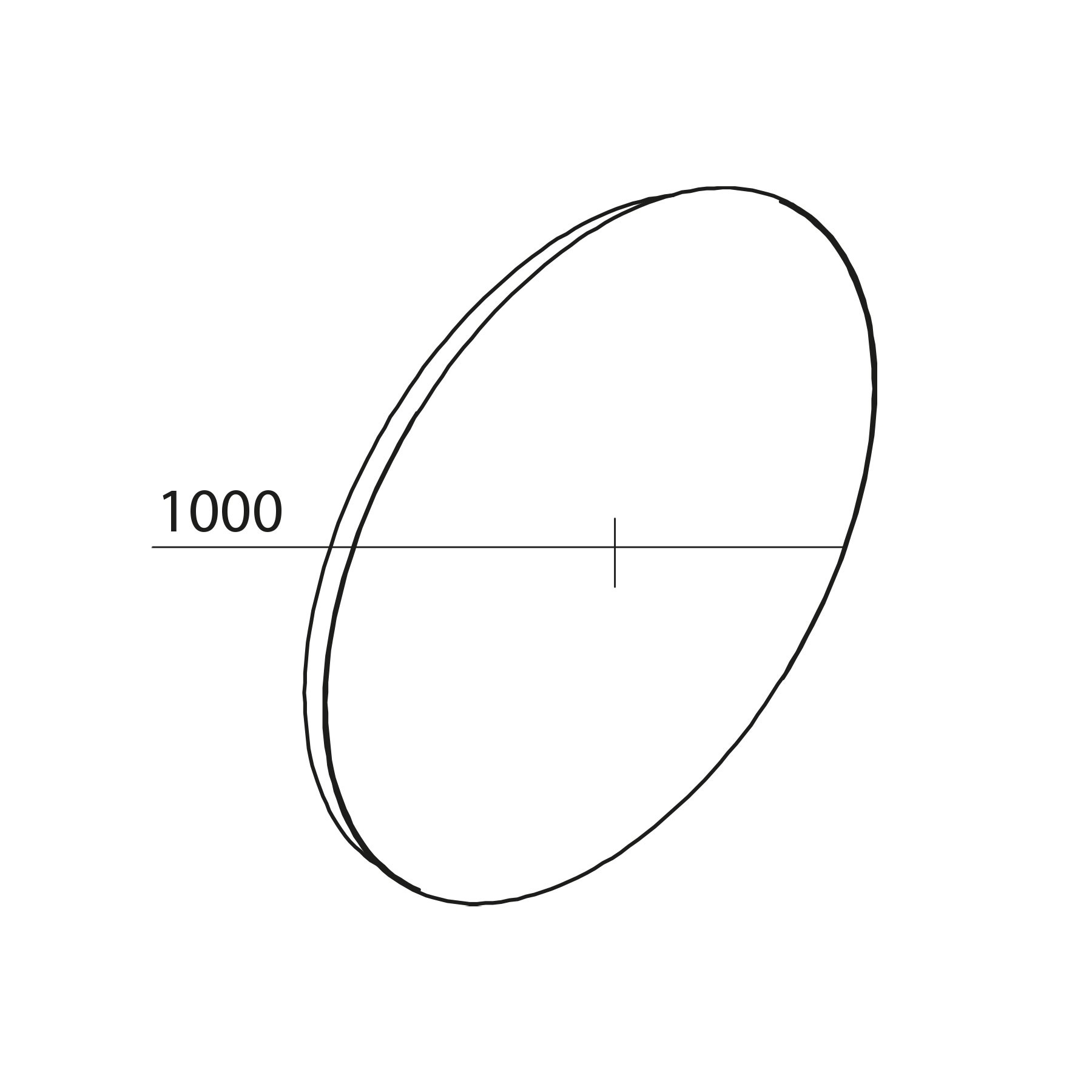 83964 SALGAR Зеркало MOON 1000 круглое со светом (4,8 Вт.) IP44 d 1000 мм - Вид №2