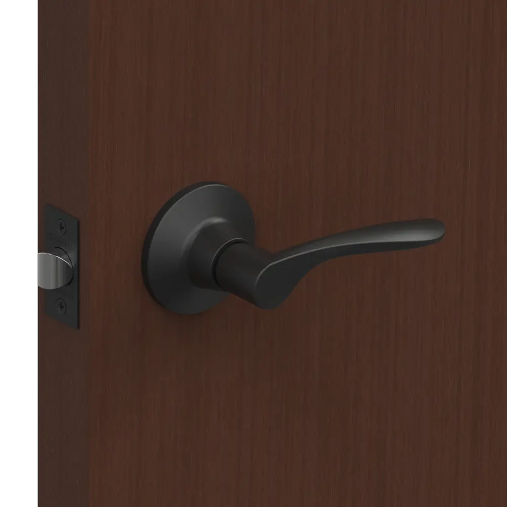 Ручка-защелка Fuaro 620/BL BL-P без фиксатора, цвет черный STLM-2042070 - Вид №6