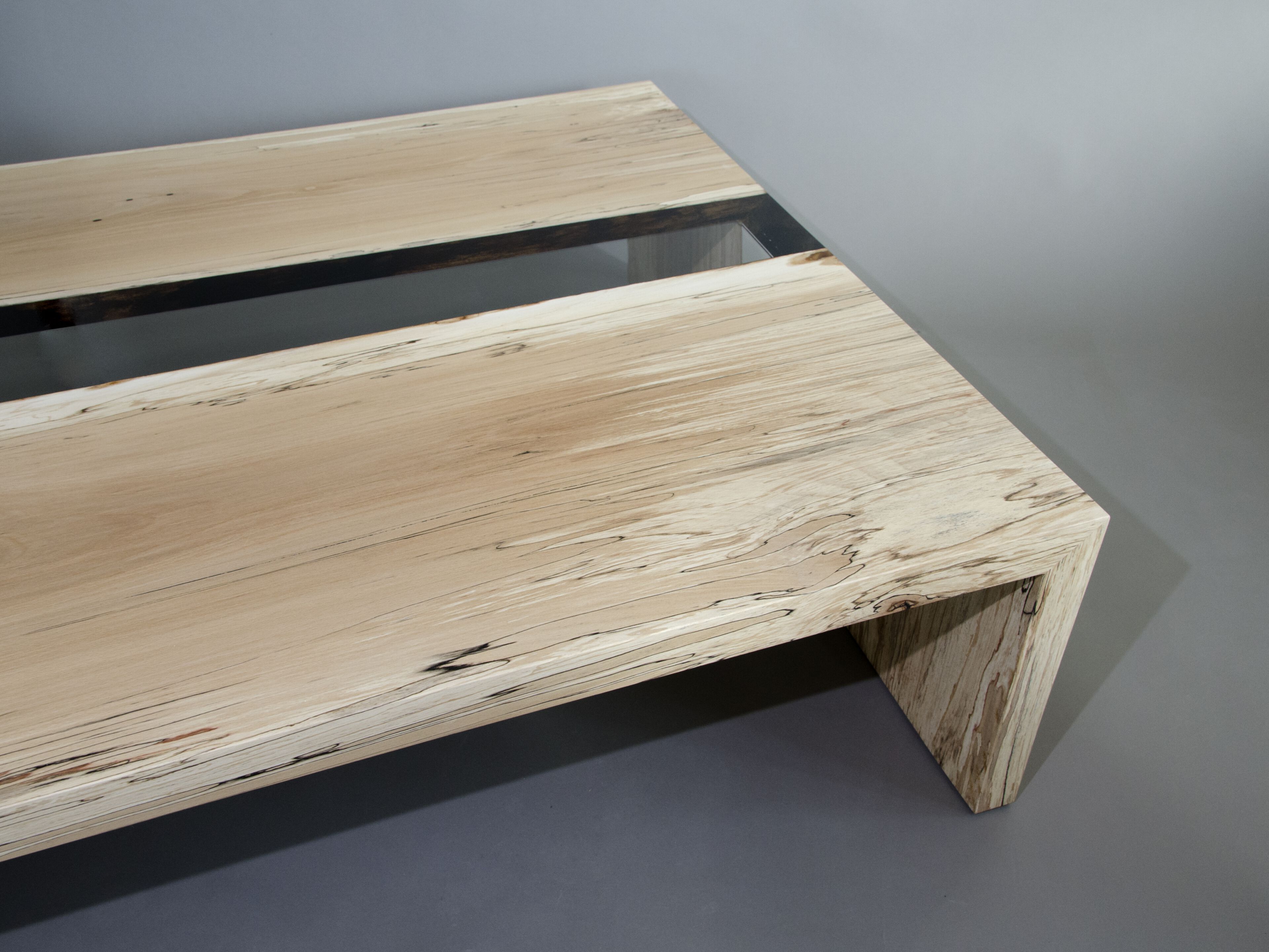 Прямоугольный журнальный столик из массива дерева и смолы alcarol Fungi ARCH-00027637 - Вид №11