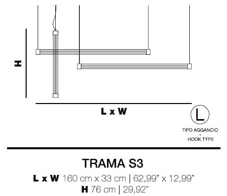 Подвесной светильник из боросиликатного стекла Euroluce Lampadari текстура ARCH-00068907 - Вид №3