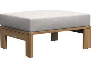 Прямоугольная подставка для ног из тикового дерева