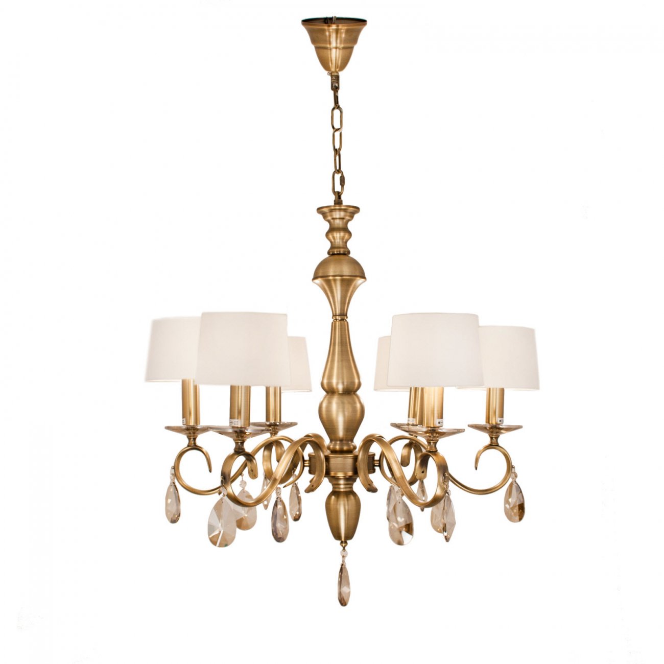 Люстра Antique Brass латунь 5450 RVASTLEY ДИЗАЙНЕРСКИЕ, PUSHA 061513 Латунь  - Вид №1