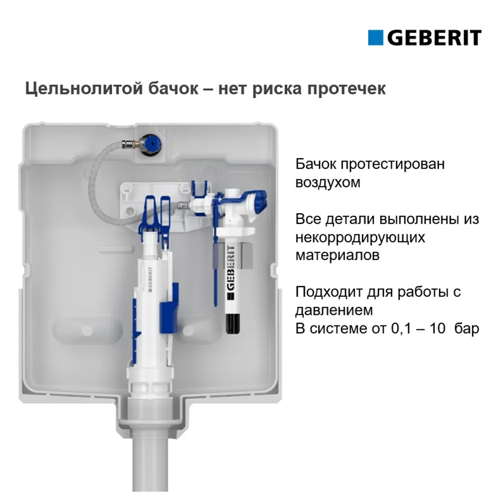 Комплект инсталляции Geberit Alpha с безободковым унитазом AM.PM Gem клавиша Geberit Alpha хром STLM-2121864 - Вид №4