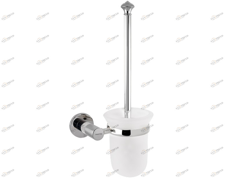 071084.H00.50 Держатель ершика для унитаза с изображением swarovski Яркий хром Mestre 