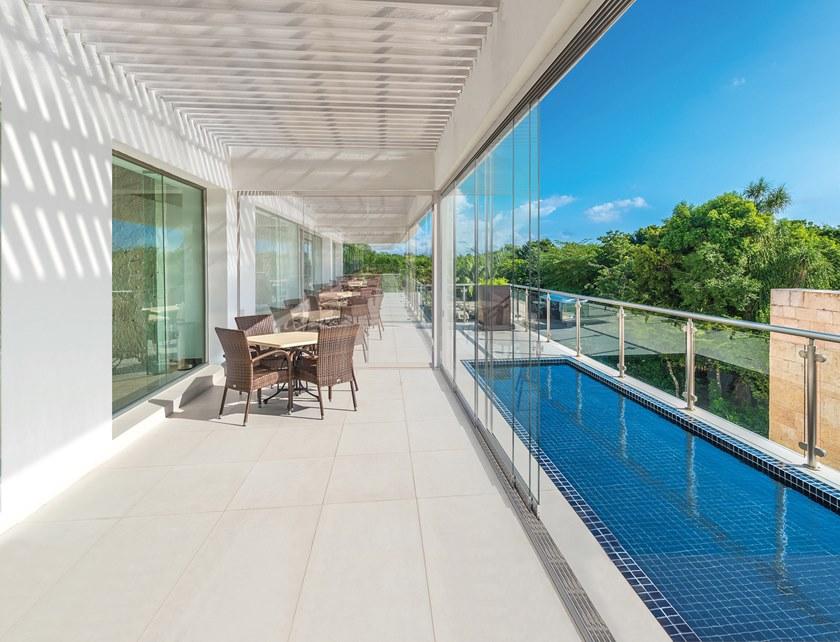 GIBUS Раздвижная стеклянная дверь из закаленного стекла sun-id-1402254 - Вид №1