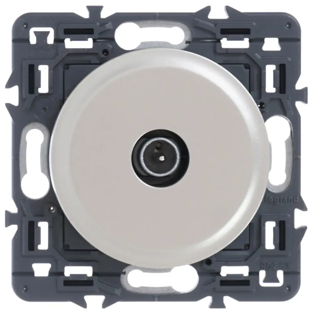 ТВ-розетка Legrand Celiane, оконечная, цвет титан STLM-2168003 - Вид №1