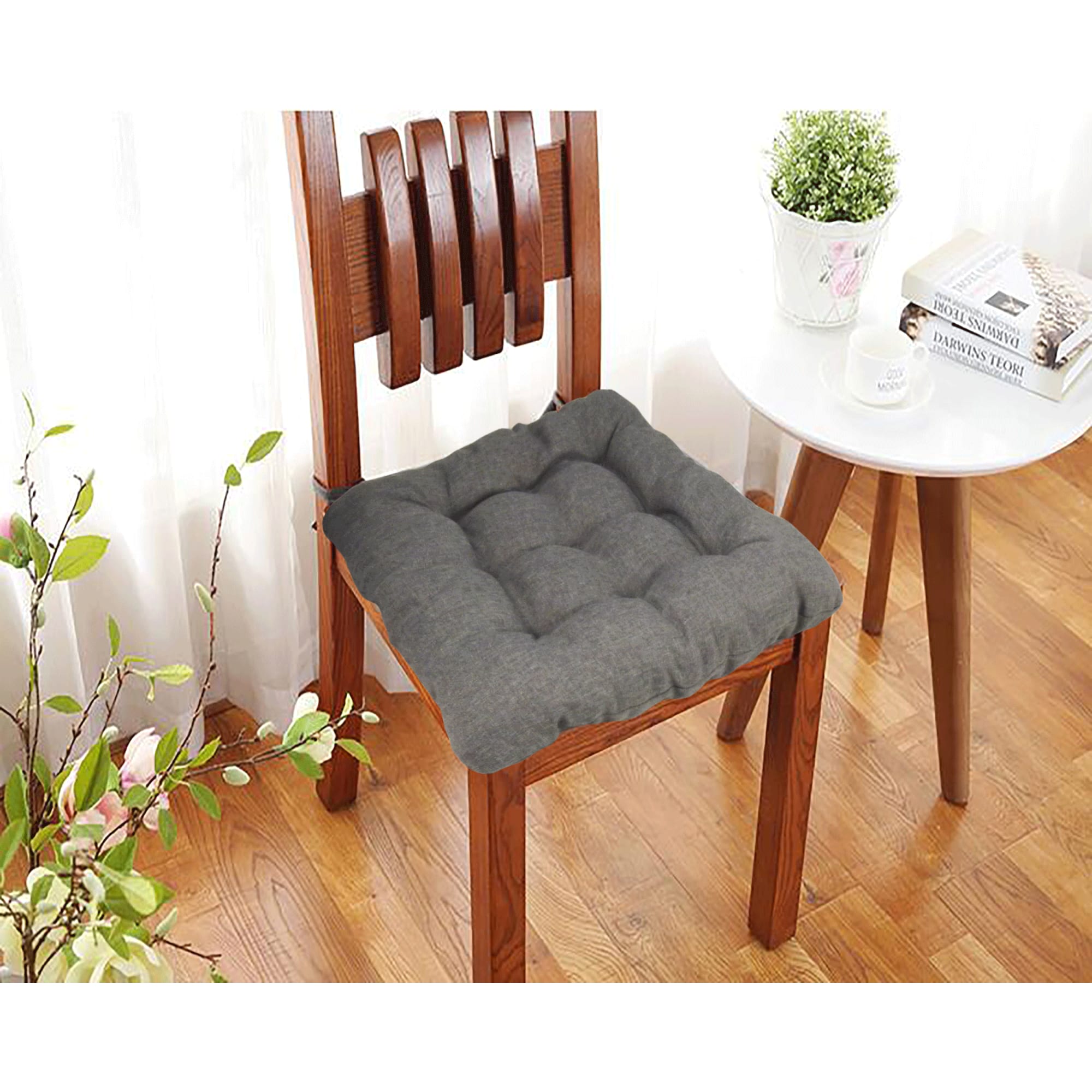 Подушка для стула «Савана» 40×36 см в сером цвете 82506434 Santreyd STLM-0028858 - Вид №3