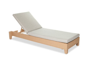 Садовая кровать с откидной спинкой из смолы