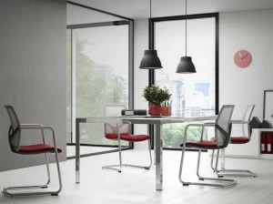 Arte & D Стул для конференций штабелируемый консольный с подлокотниками Passport C1560 v