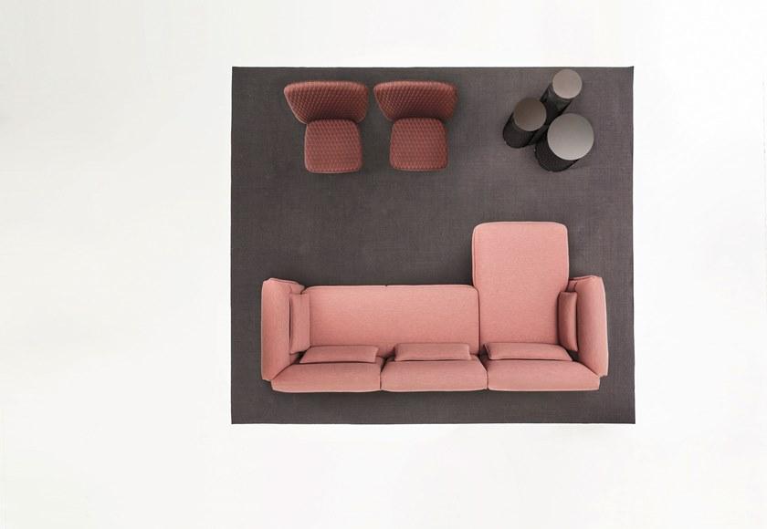 La Cividina Диван из ткани с шезлонгом Nap sun-id-1375297 - Вид №4