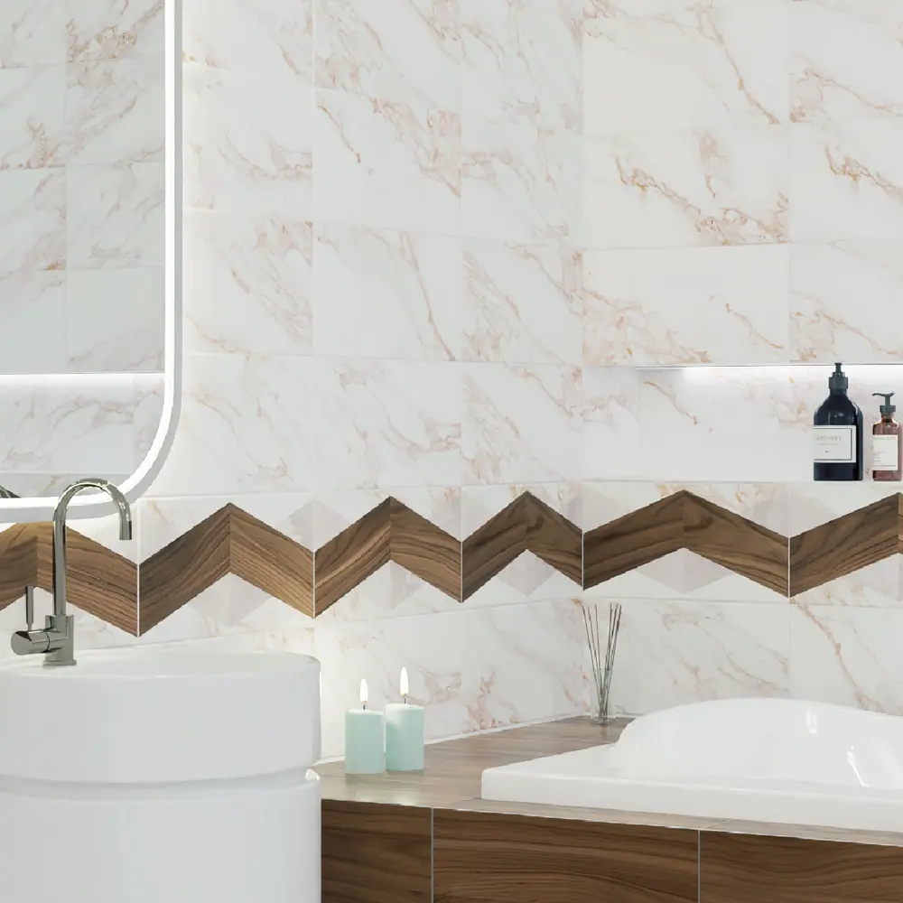 Настенная плитка KREAFORTA Mersey Wood Mix 3 20x40 см 1.62 м² матовая цвет мульти STLM-2138332