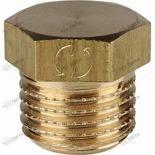 Заглушка НР 1/2" латунь STOUT SFT0024000012
