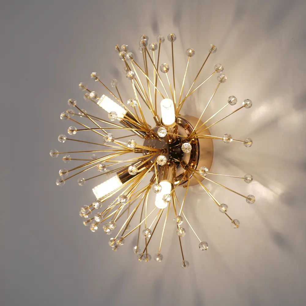 Светильник бра настенный Estares Mimosa цвет золото STLM-2038152